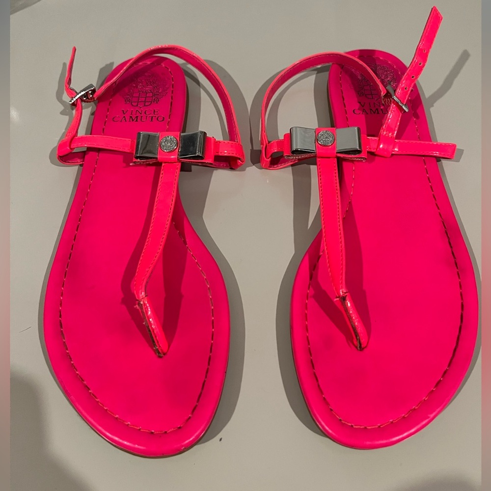 Hot pink Vince Camuto sandals